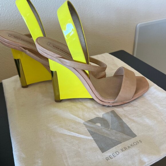 Reed Krakoff Heeled Sandals - Size EU 36.5 - Picture 1 of 8